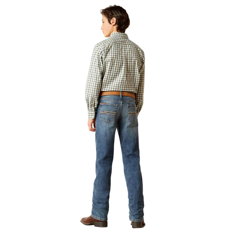 Ariat Boy's B5 Slim Paul Straight Jeans - Nelson - Image 2