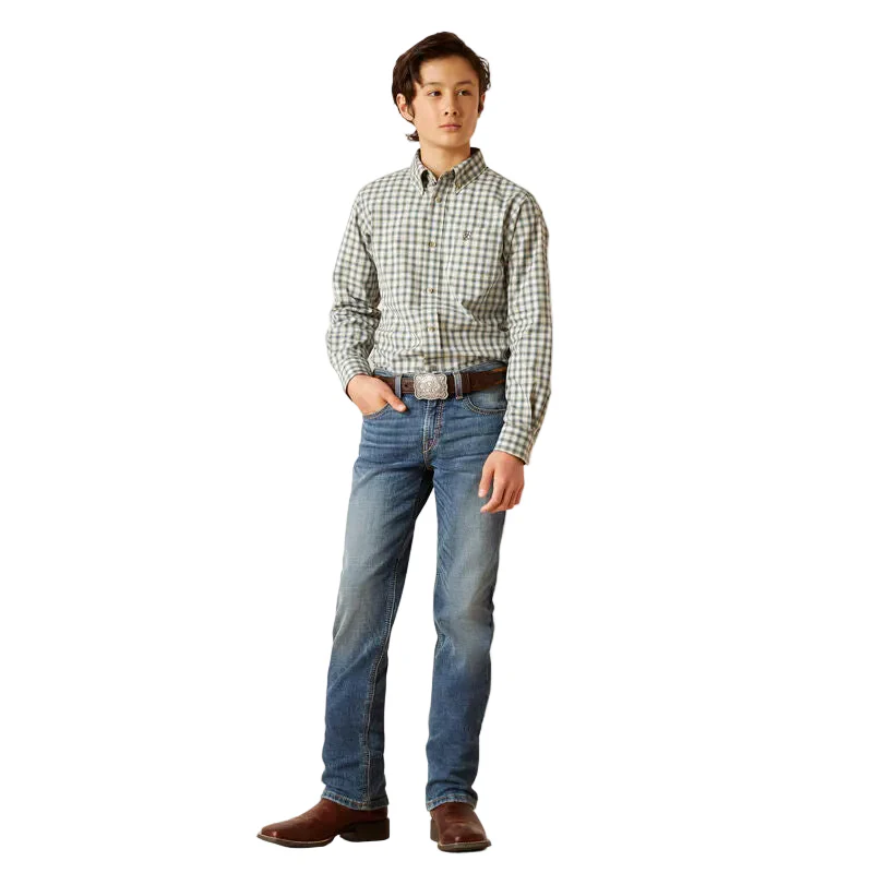 Ariat Boy's B5 Slim Paul Straight Jeans - Nelson - Image 3