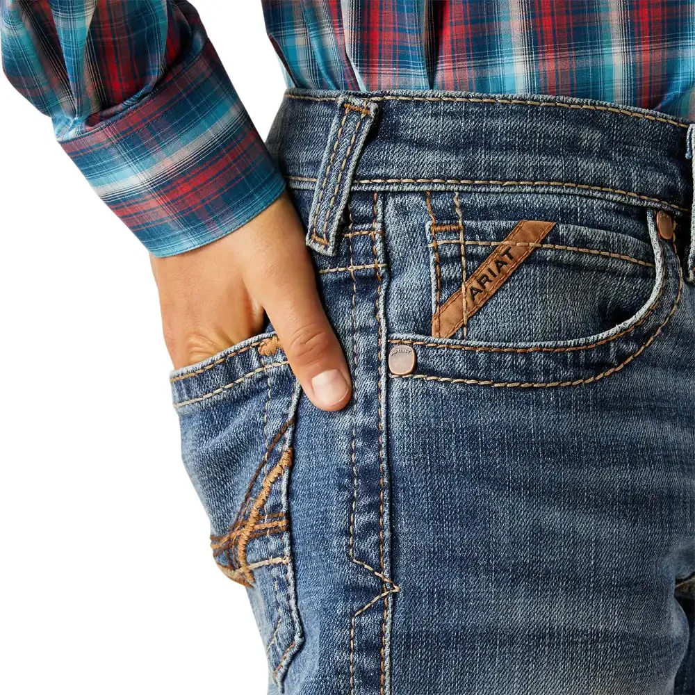 Ariat Boy's Cory B5 Bennet Straight Jean - Image 4