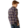 Ariat Boy's Hayes Retro Long Sleeve Fit Shirt- Dark Denim - Image 2