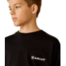 Ariat Boy's Lotf Camo Shield Long Sleeve T Shirt - Black - Image 3