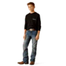 Ariat Boy's Lotf Camo Shield Long Sleeve T Shirt - Black - Image 4