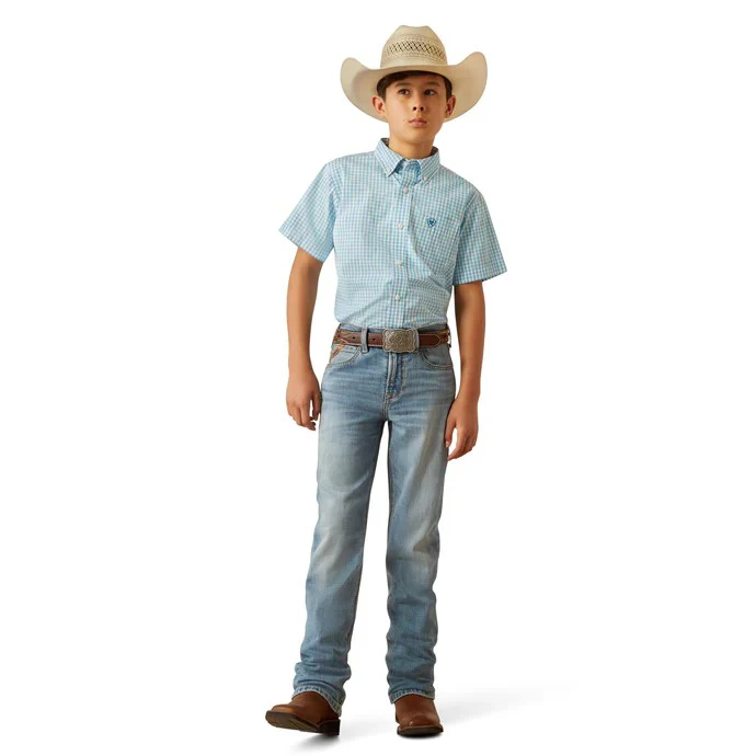 Ariat Boy's B4 Relaxed Jones Boot Cut Jeans - Leonard - Image 2