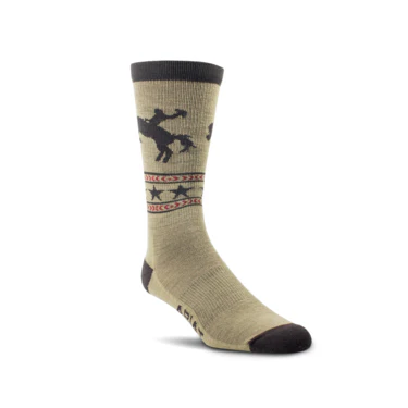 Ariat Bronc Rider Mid Calf Everyday Socks
