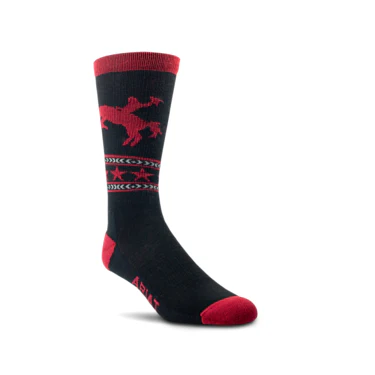 Ariat Bronc Rider Mid Calf Everyday Socks - Image 2