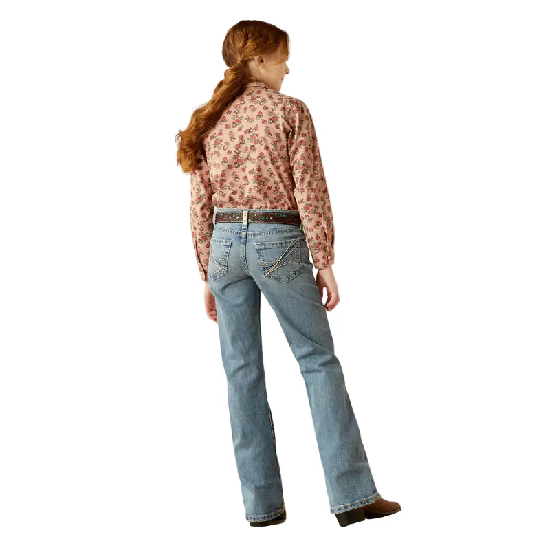 Ariat Girl's Amora Boot Cut Jeans - Colorado - Image 2