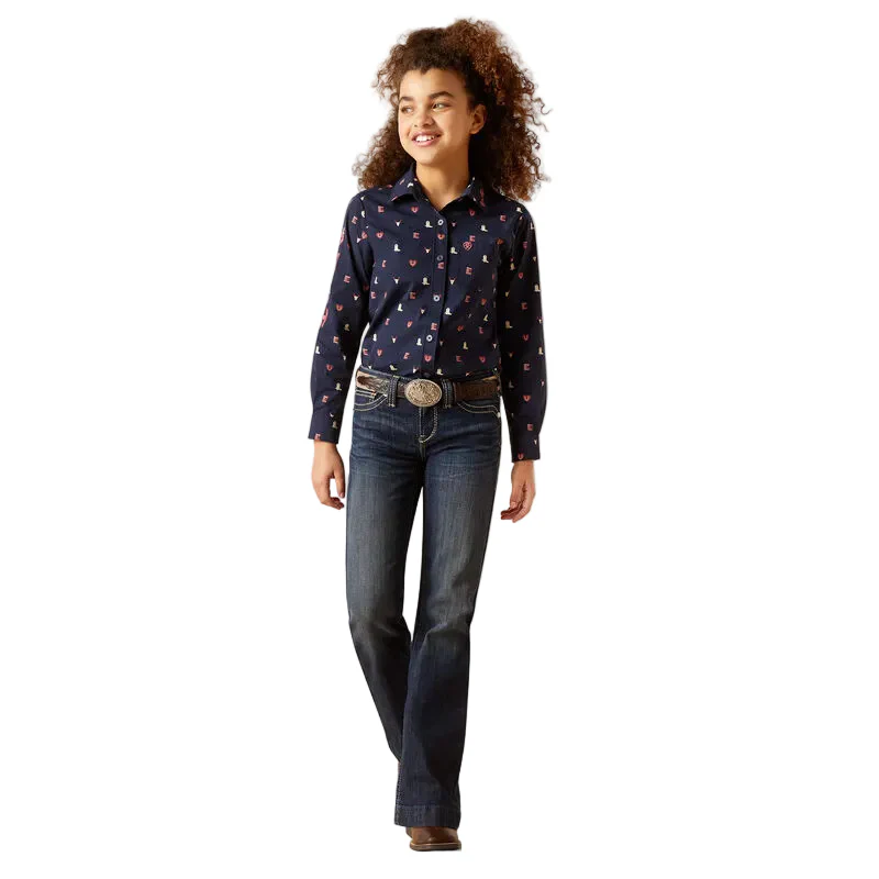 **Ariat Girl's REAL Selma Trouser Jeans - Naomi - Image 3