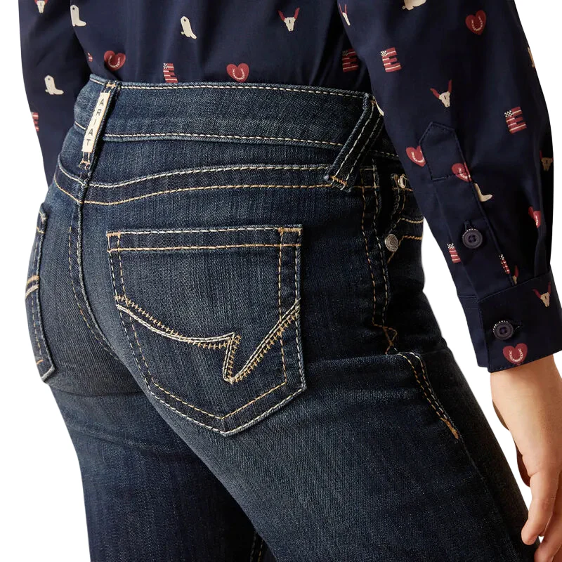 **Ariat Girl's REAL Selma Trouser Jeans - Naomi - Image 4