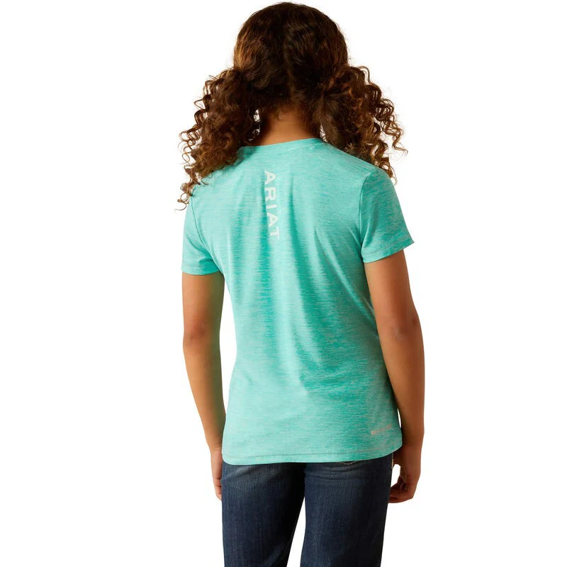 Ariat Girl's Short Sleeve Tee Shirt - Assorted colours - Image 2