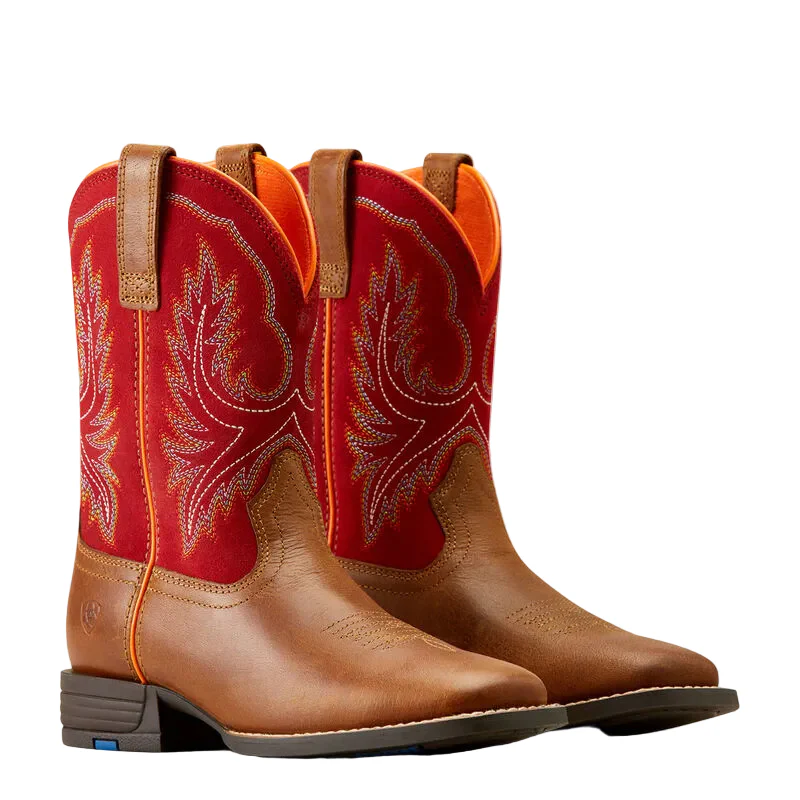 Ariat Kid's Wilder Western Boots - Grand Canyon/Ruby Red - Image 7