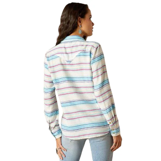 Ariat Women's Long Sleeve Striped  Shirt - Rica Jacquard - Image 2