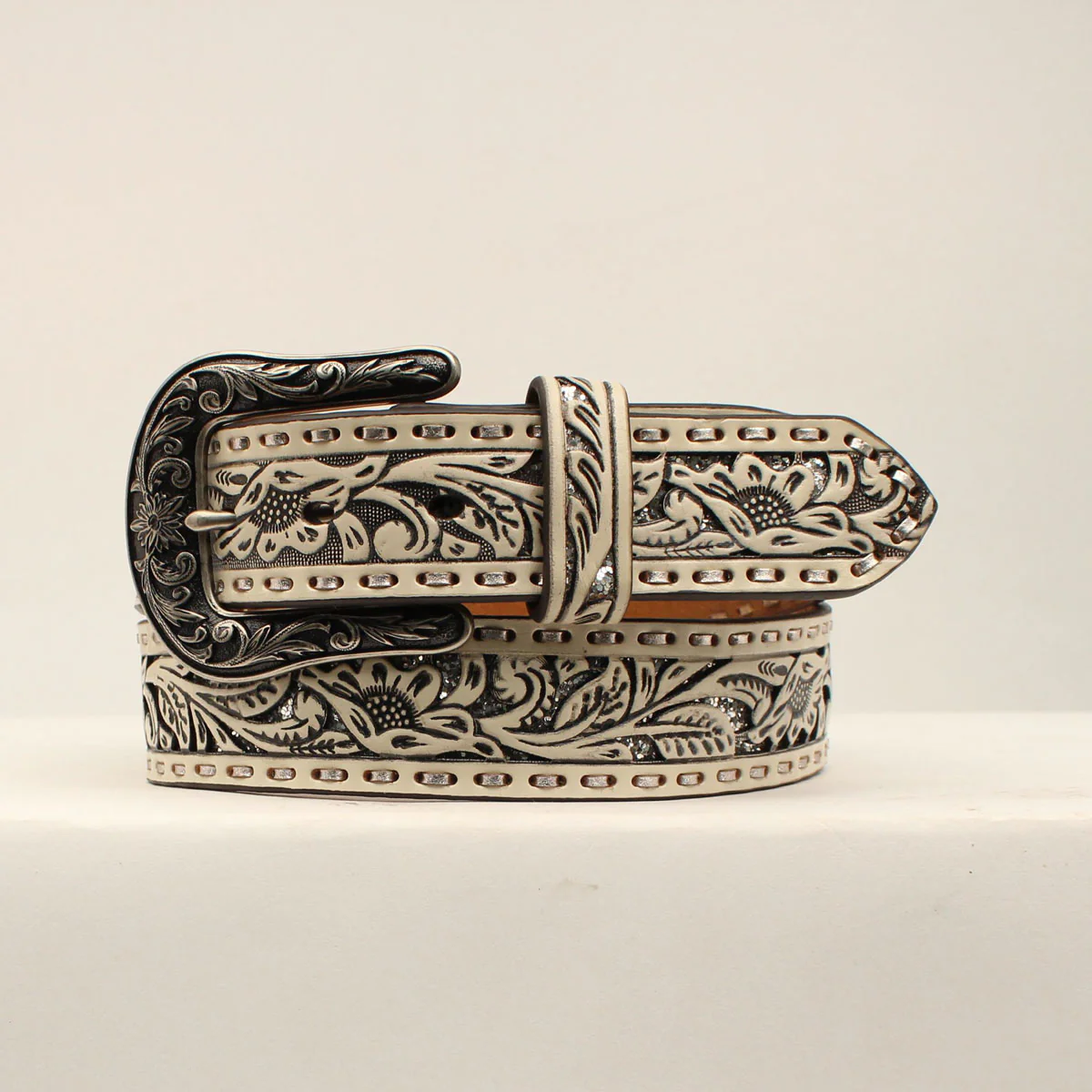 Ariat Ladies White  Belt