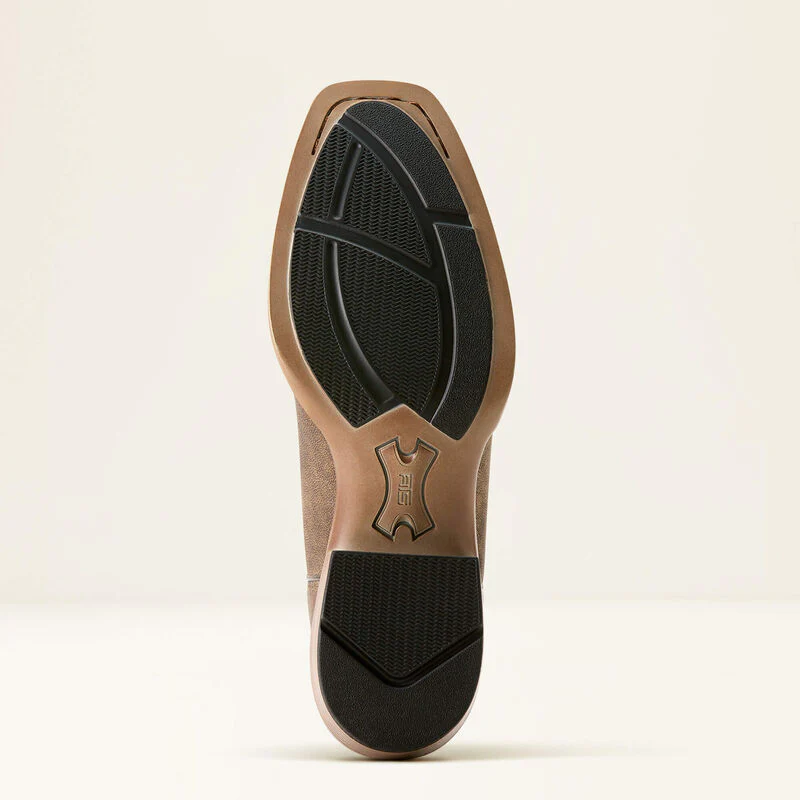 Ariat Men's Renegade Cowboy Boot - Stone & Black - Image 3