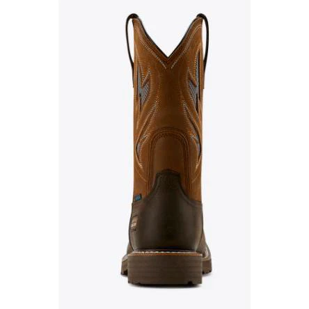 Ariat Men's Activator VentTEK Waterproof Work Boot- Dark Brown - Image 2