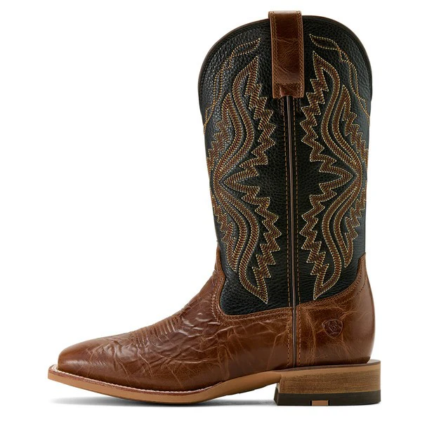 Ariat Men's Baxter Cowboy Boot- Dark Tan - Image 4