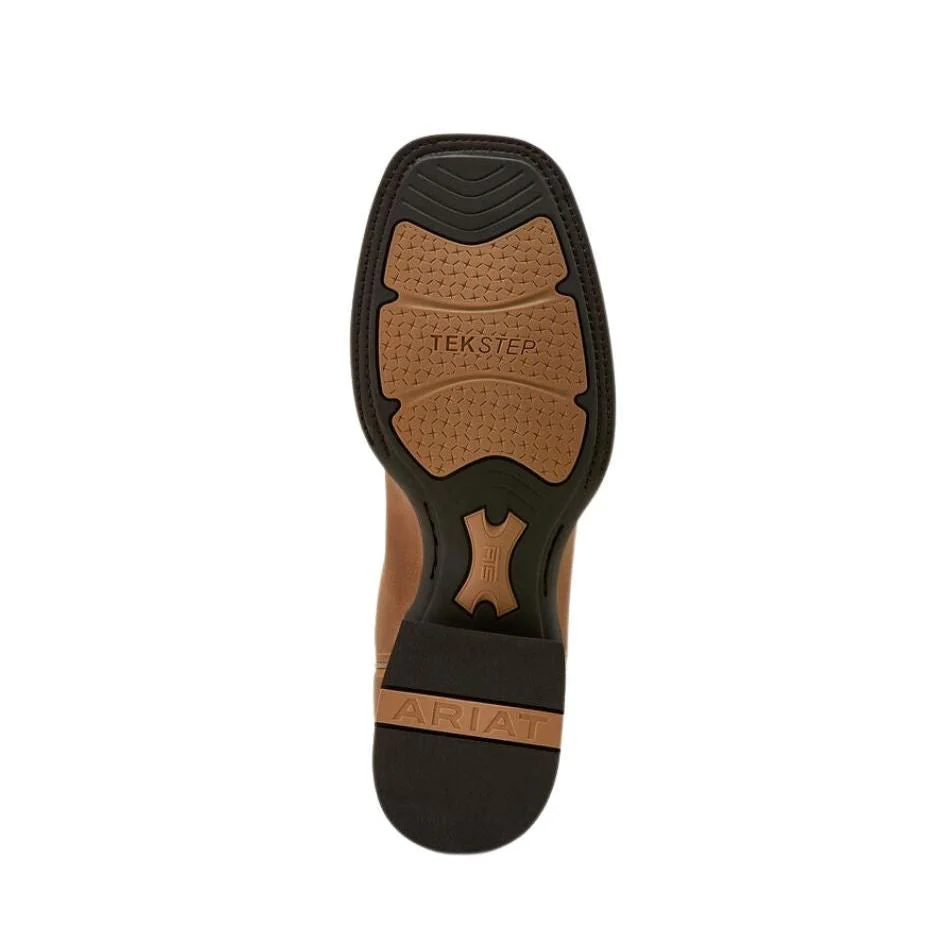 Ariat Men's Baxter Cowboy Boot- Wheat Brown - Image 5