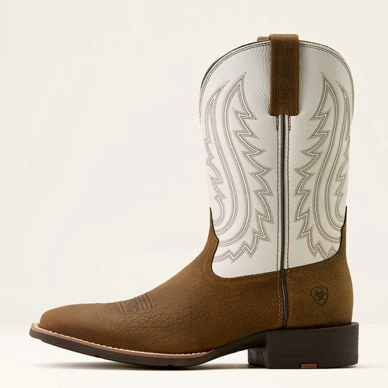 Ariat Men's Big Country Wide Square Toe Cowboy Boot- Mustang Brown - Image 2