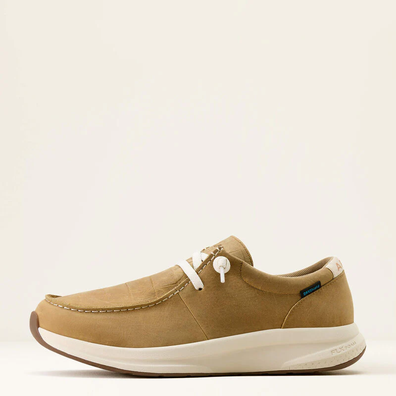 Ariat Men's Buckeye Waterproof Shoe- Light Tan - Image 2