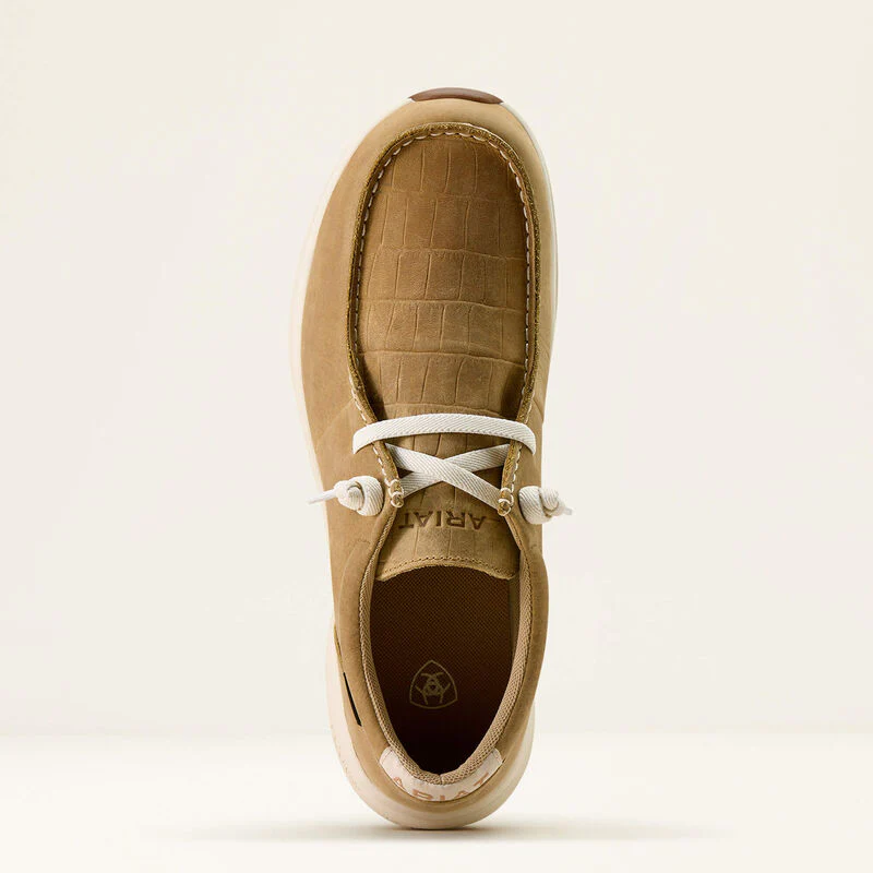 Ariat Men's Buckeye Waterproof Shoe- Light Tan - Image 3