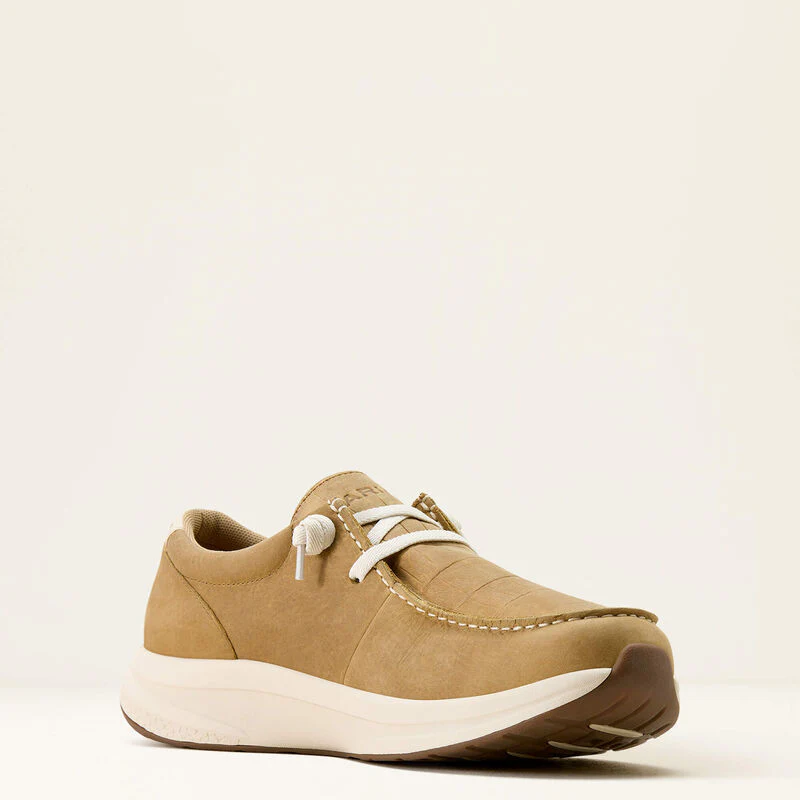Ariat Men's Buckeye Waterproof Shoe- Light Tan - Image 5