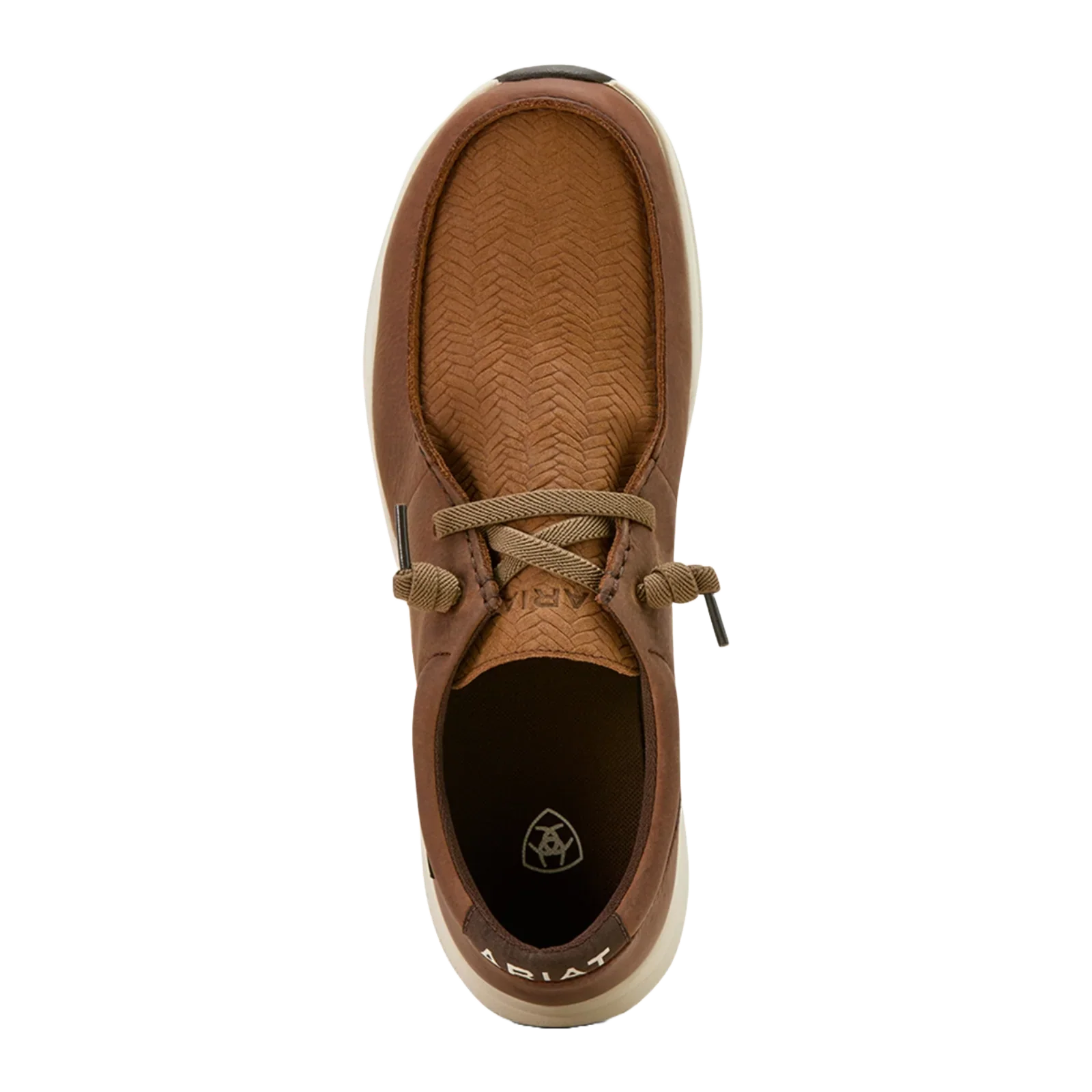 Ariat Men's Buckeye Waterproof Shoe - Reliable Brown - Image 4