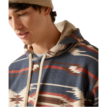 Ariat Men's Chimayo Hoodie - Navy - Image 3