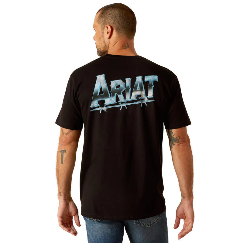 Ariat Men's Chrome Wire T Shirt - Black - Image 2