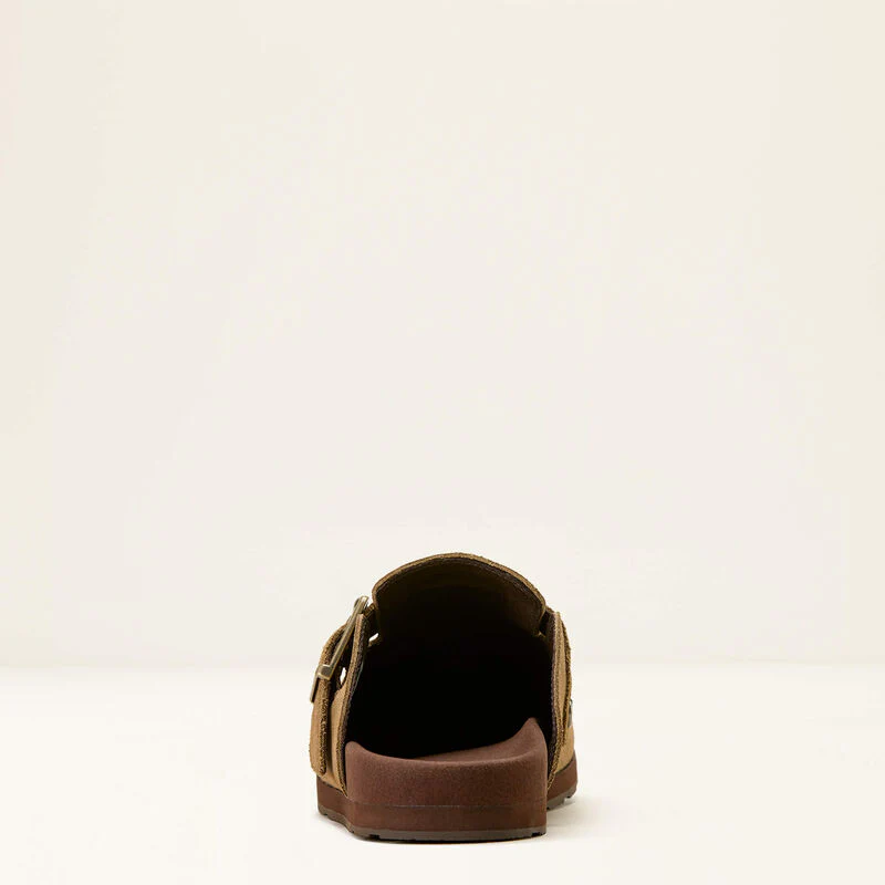 Ariat Men's Country Mule Shoes- Tan Suede - Image 3