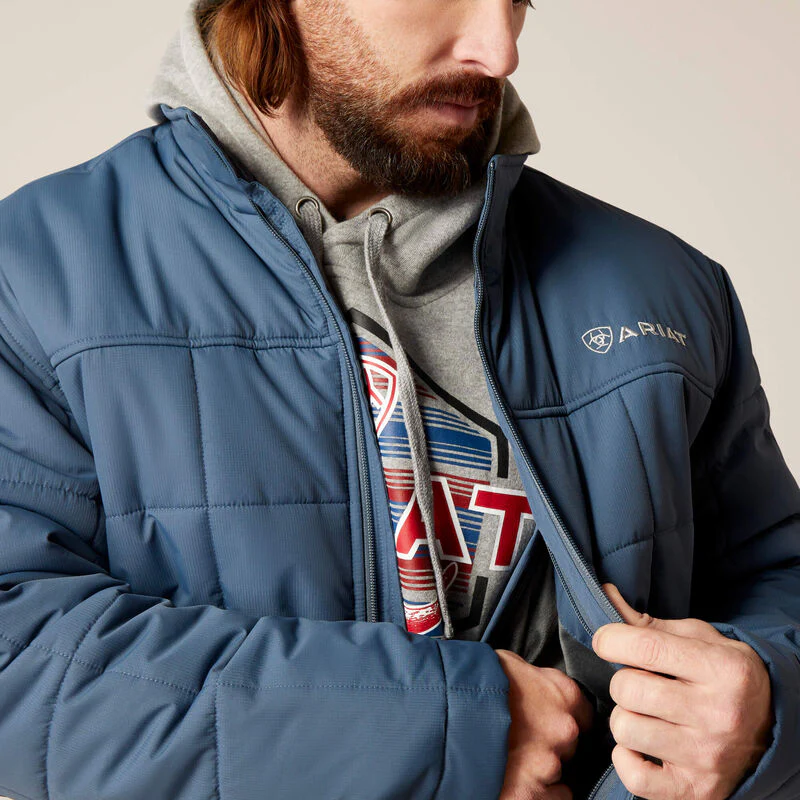 **Ariat Men's Crius Insulated Jacket  Steely - Image 3