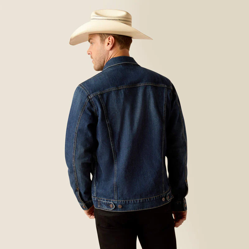 Ariat Men's Denim Team Trucker Jacket - Richford - Image 2