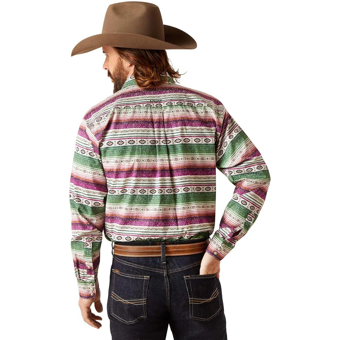 Ariat Men's Eason Classic Fit Snap Shirt - Dusty Paper - Image 2