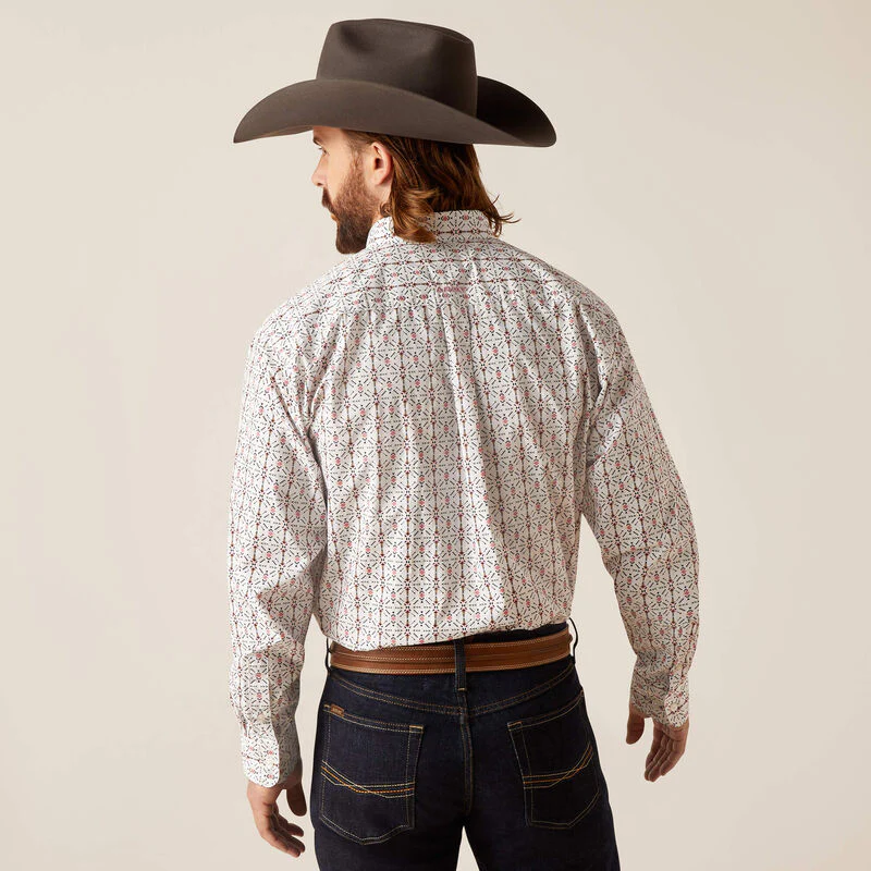 Ariat Men's Edgar Classic Fit Shirt - White - Image 2