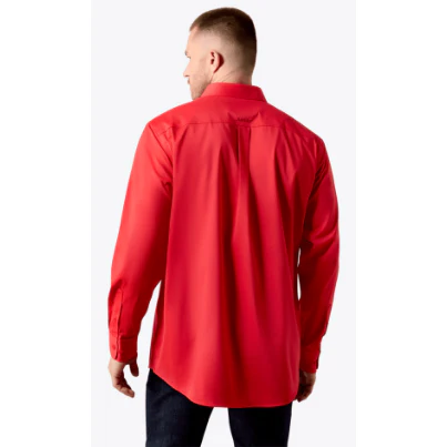 Ariat Men's Everything Classic Fit Long Sleeve Shirt - Scarlet Red