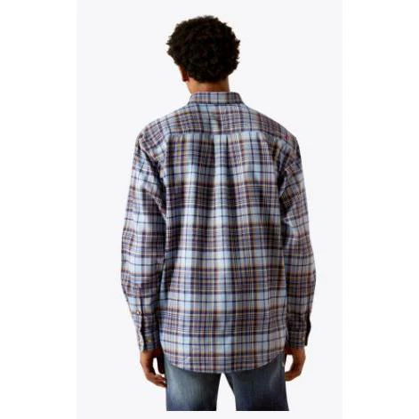 Ariat Men's FR Cienega Long Sleeve Work Shirt- Placid Blue - Image 2