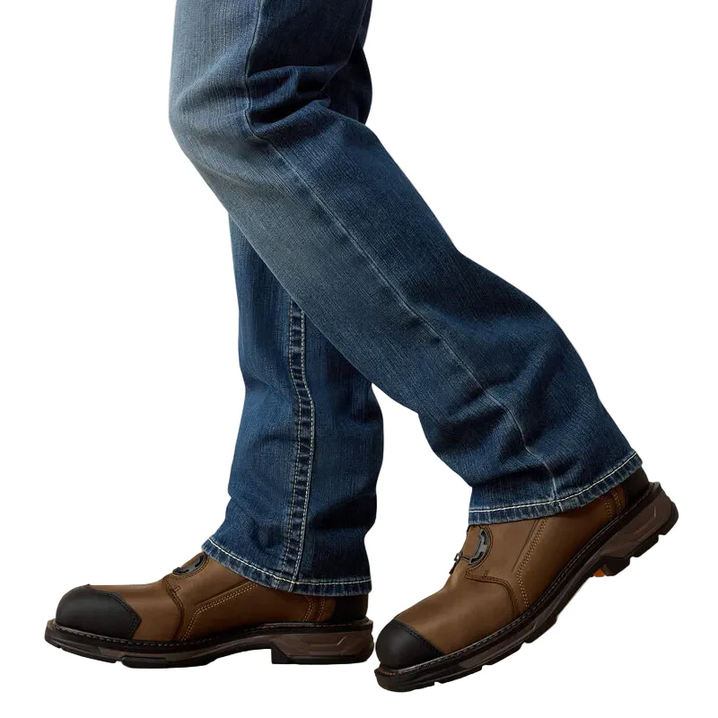 Ariat Men's FR M7 DuraStretch Adkins Straight Leg Jeans - Slate Wash - Image 6