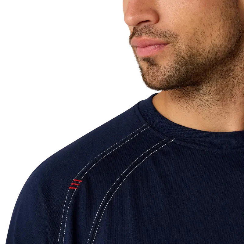 Ariat Men's FR Work Crew Long Sleeve T-Shirt - Multiple Colours - Image 2