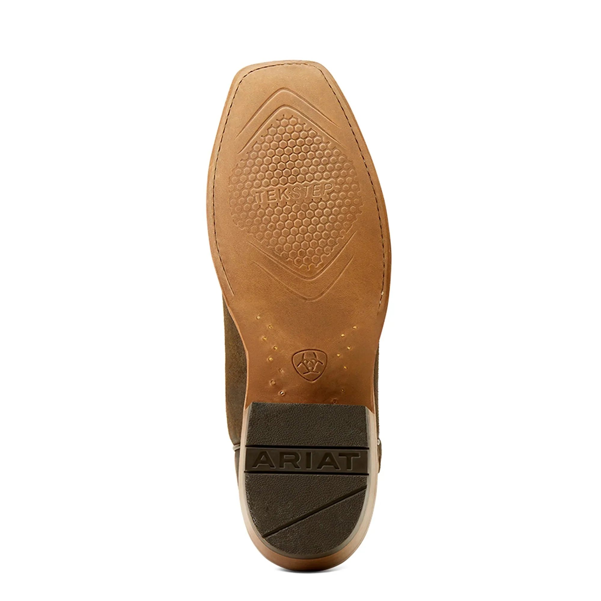 Ariat Men's Futurity Time Western Boots - Olive Roughout-Copper Crunch - Image 3