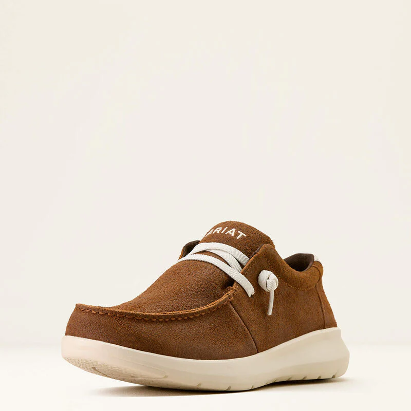 Ariat Men's Hilo Shoe- Tumble Brown Suede - Image 2
