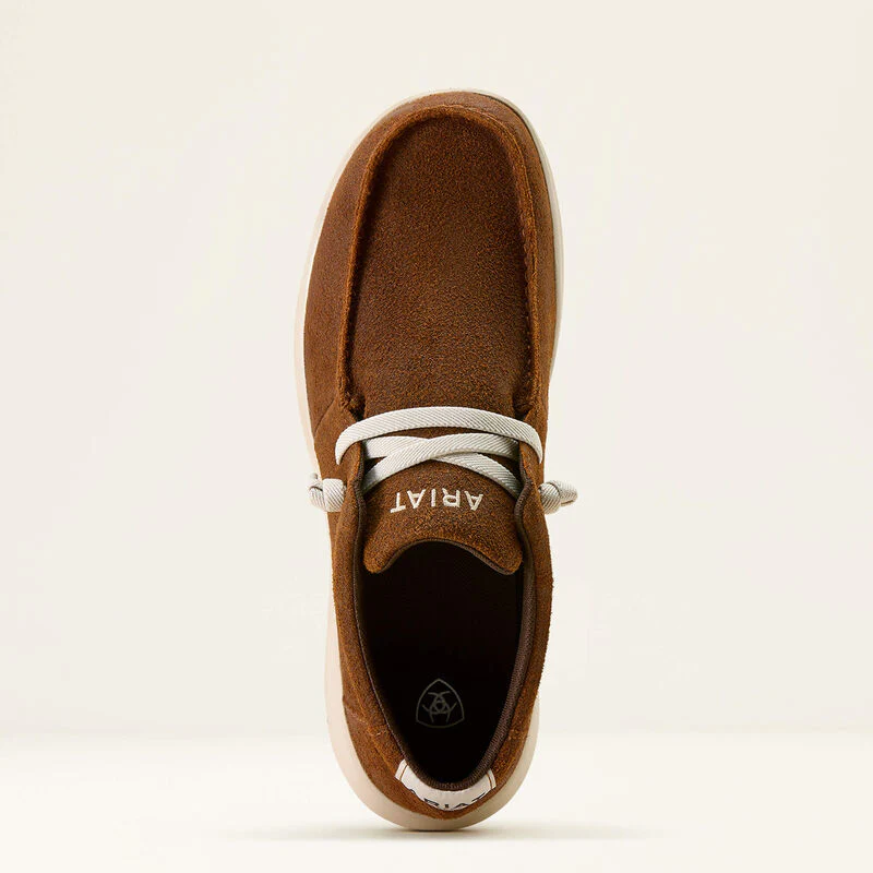 Ariat Men's Hilo Shoe- Tumble Brown Suede - Image 3