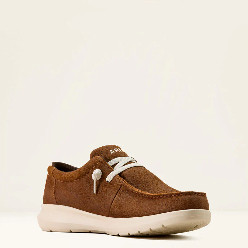Ariat Men's Hilo Shoe- Tumble Brown Suede - Image 5