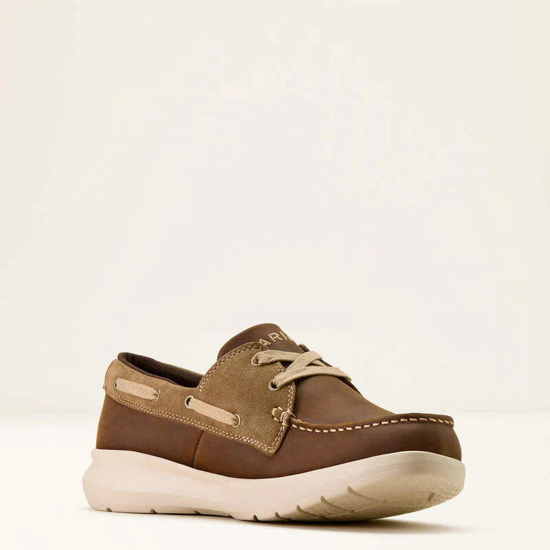 Ariat Men's Hilo Shore Shoe- Distressed Brown