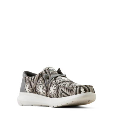 Ariat Men's Hilo Stretch Shoes - Grey Southwestern - Image 6