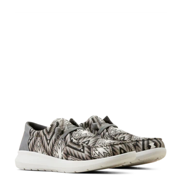 Ariat Men's Hilo Stretch Shoes - Grey Southwestern - Image 7