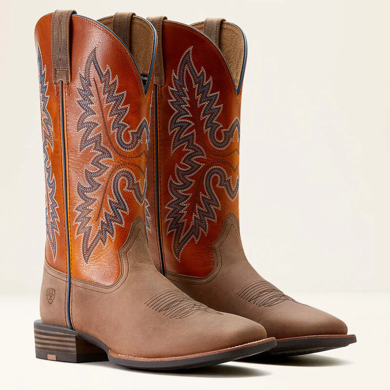 Ariat Men's Hudson Wicker Cowboy Boot - Light Tan - Image 6