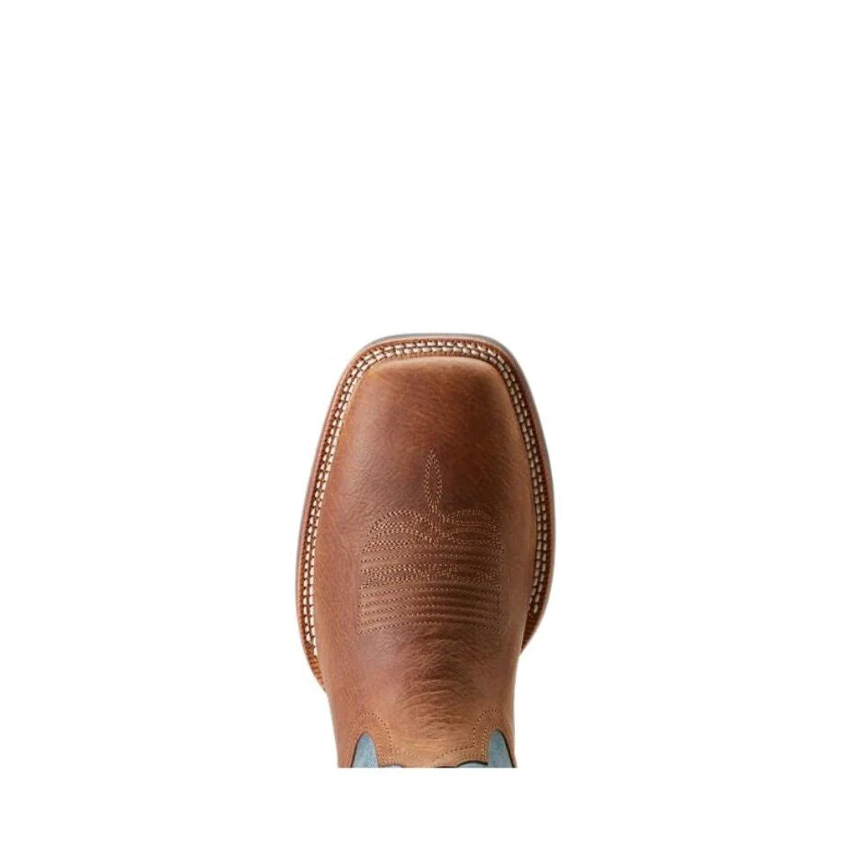 Ariat Men's Hudson Wicker Cowboy Boot- Wicker Brown - Image 4