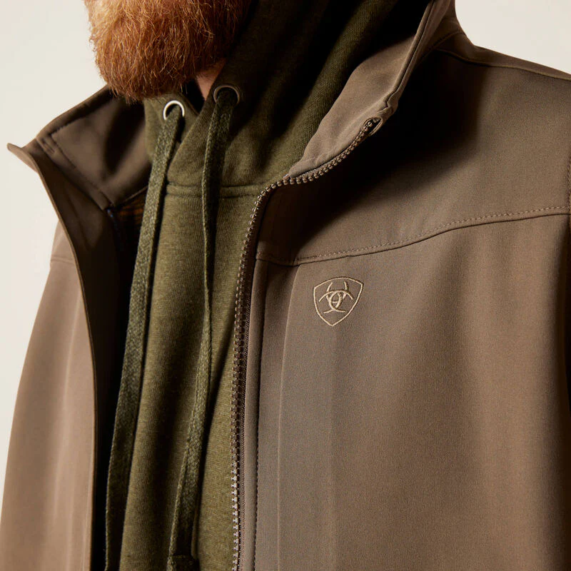 Ariat Men's Logo 2.0 Softshell Vest  Banyan Bark - Image 4