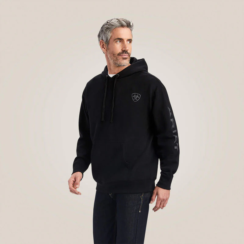 Ariat Men's Logo Hood - Black