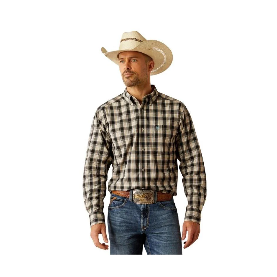 Ariat Men's Long Sleeve Pro Series Garrett Classic Fit Shirt - Black