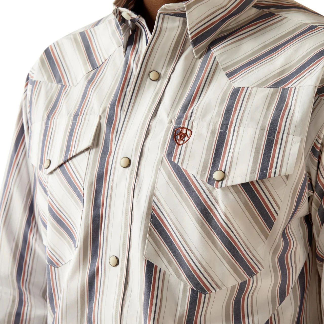 Ariat Men's Pro Series Warrick Long Sleeve Classic Fit Shirt - White - Image 2
