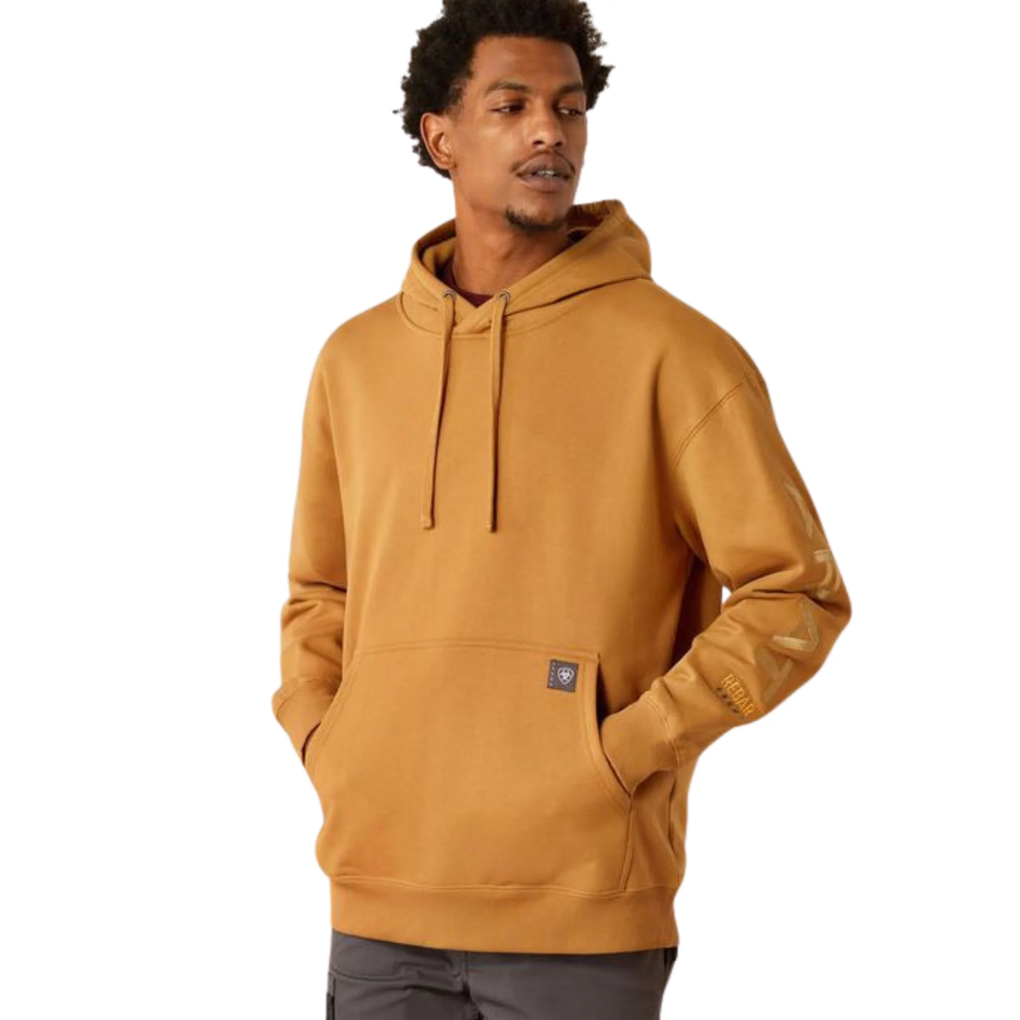 Ariat Men's Long Sleeve Rebar Graphic Hoodie-Multiple Colors - Image 5